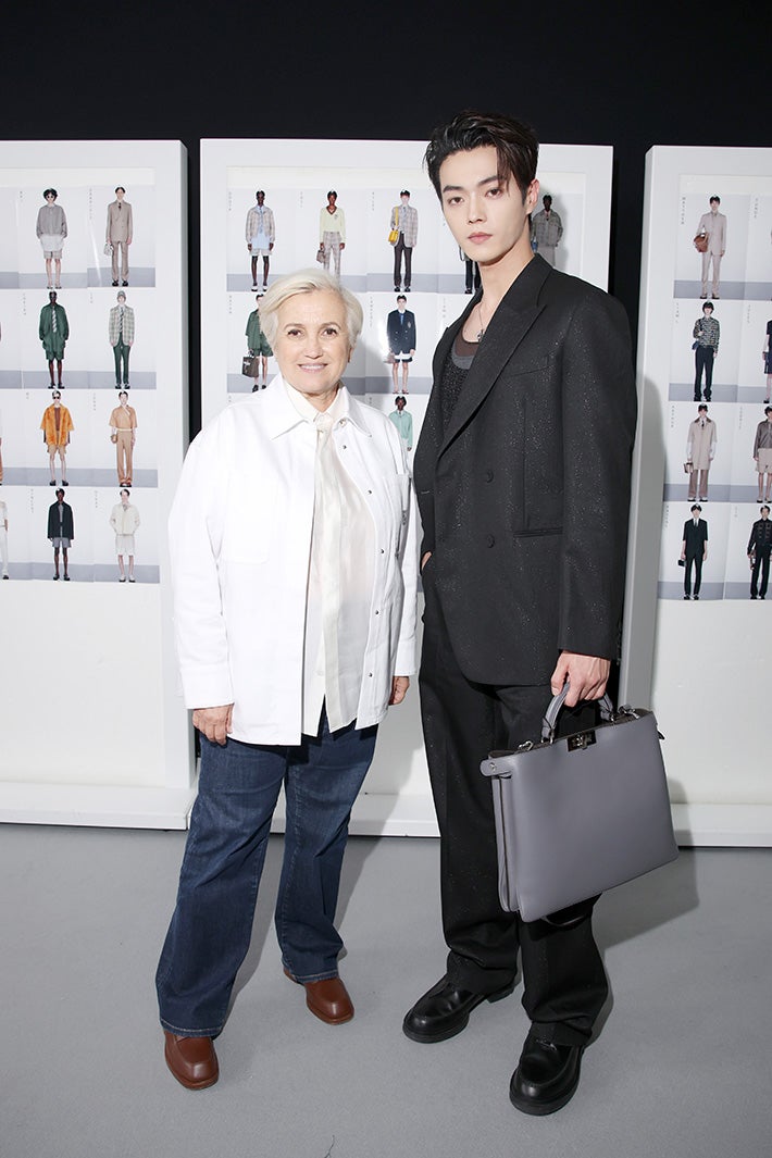 「フェンディ2025年春夏メンズコレクション」の様子（提供写真）