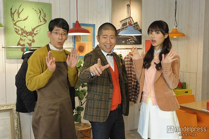 (左から)野間口徹、澤部佑(ハライチ)、内田理央/画像提供:テレビ朝日