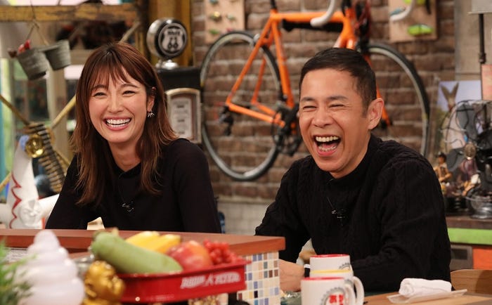 木下優樹菜、岡村隆史(写真提供:関西テレビ)