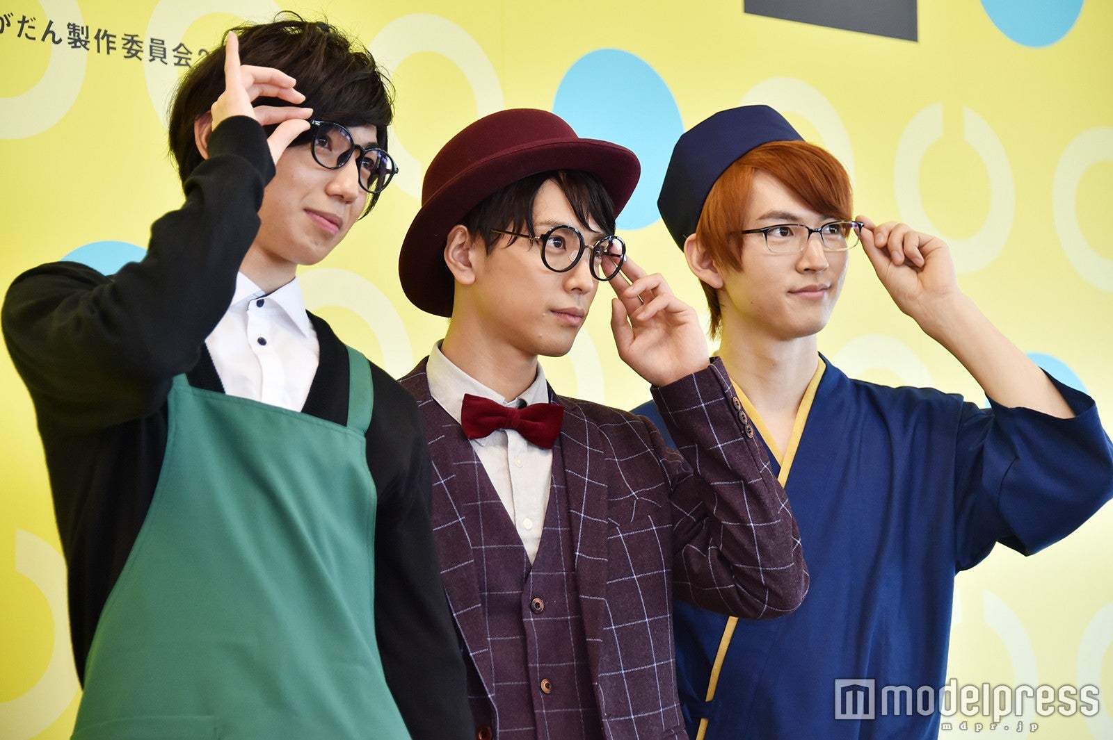 （左から）有澤樟太郎、黒羽麻璃央、和田雅成 （C）モデルプレス