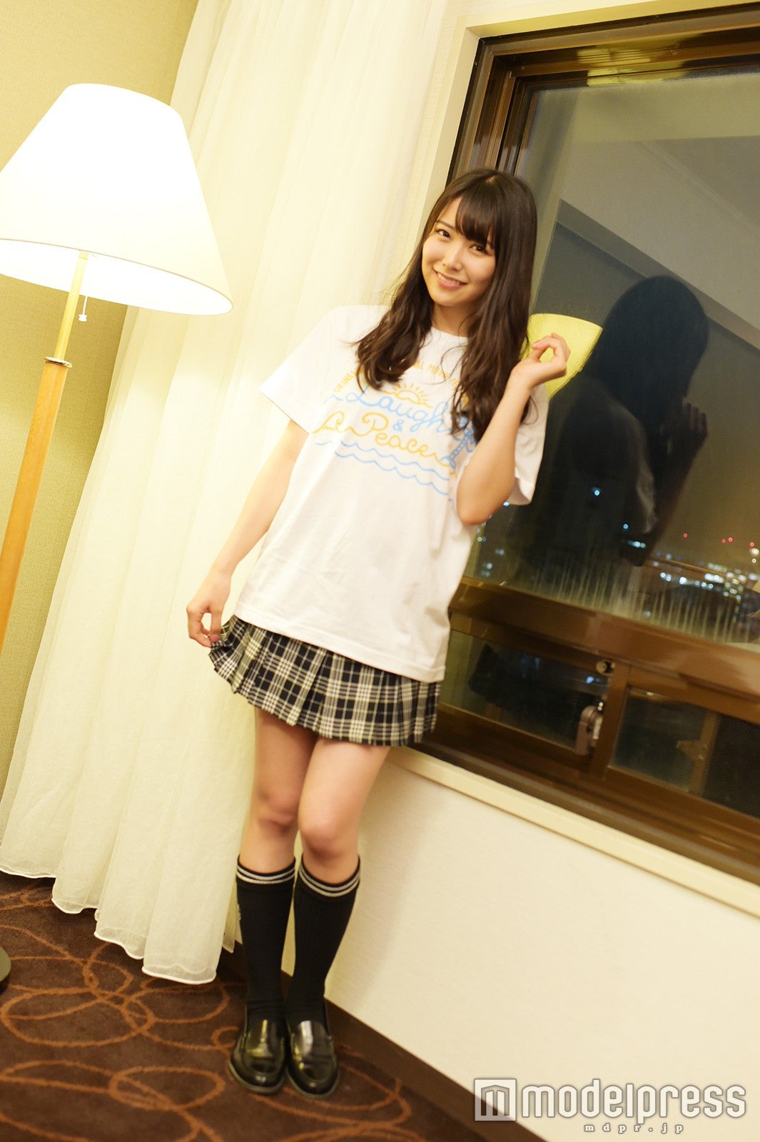 取材に応じた白間美瑠（C）モデルプレス