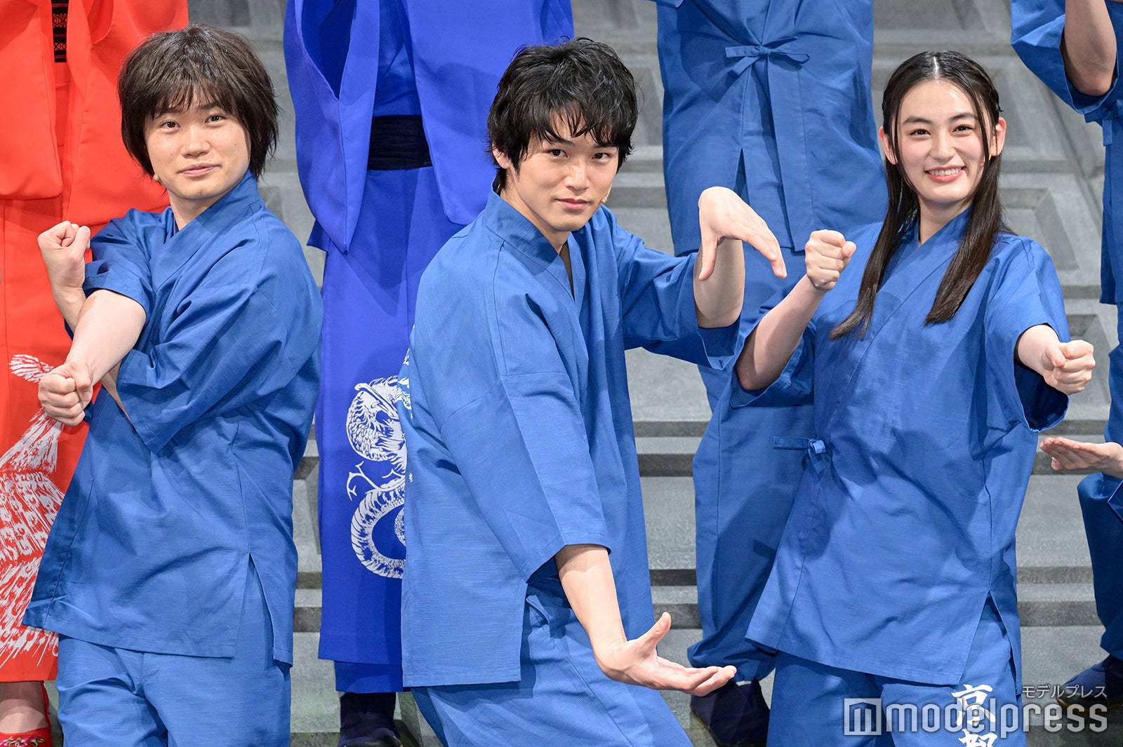 鳥越裕貴、中川大輔、八木莉可子（C）モデルプレス