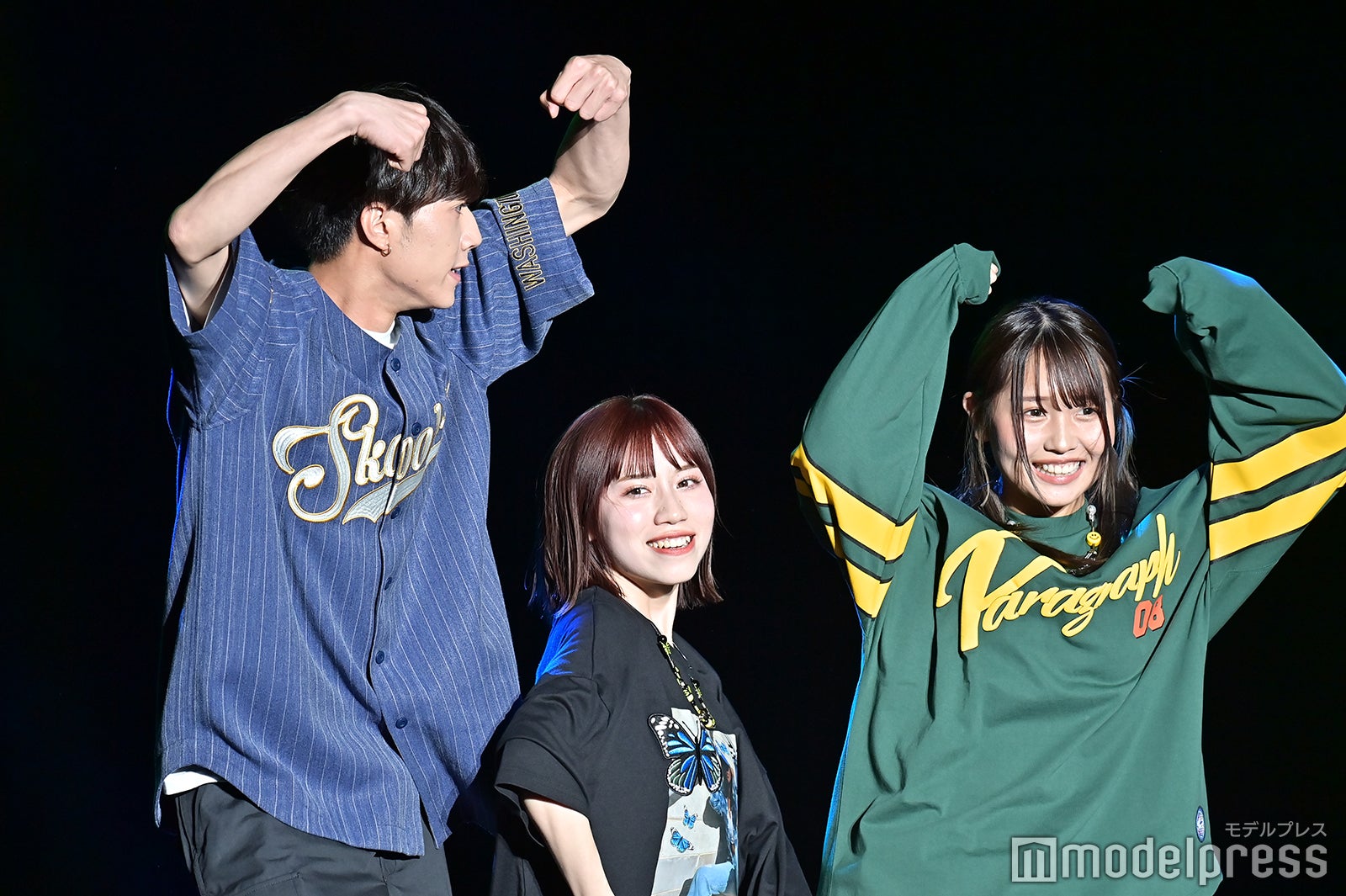 （左から）ぎし、みゆ、森元流那／ばんばんざい（C）モデルプレス