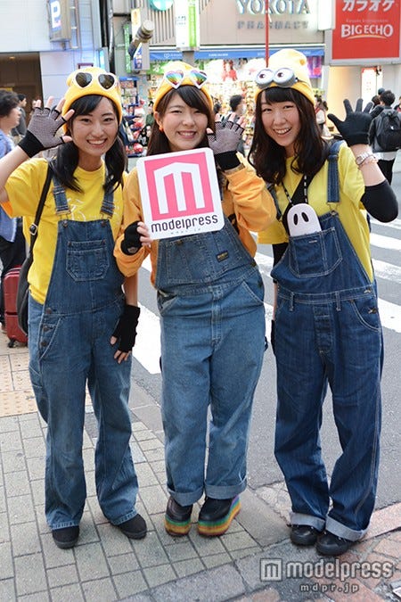 ミニオンズ風コス/渋谷スナップ