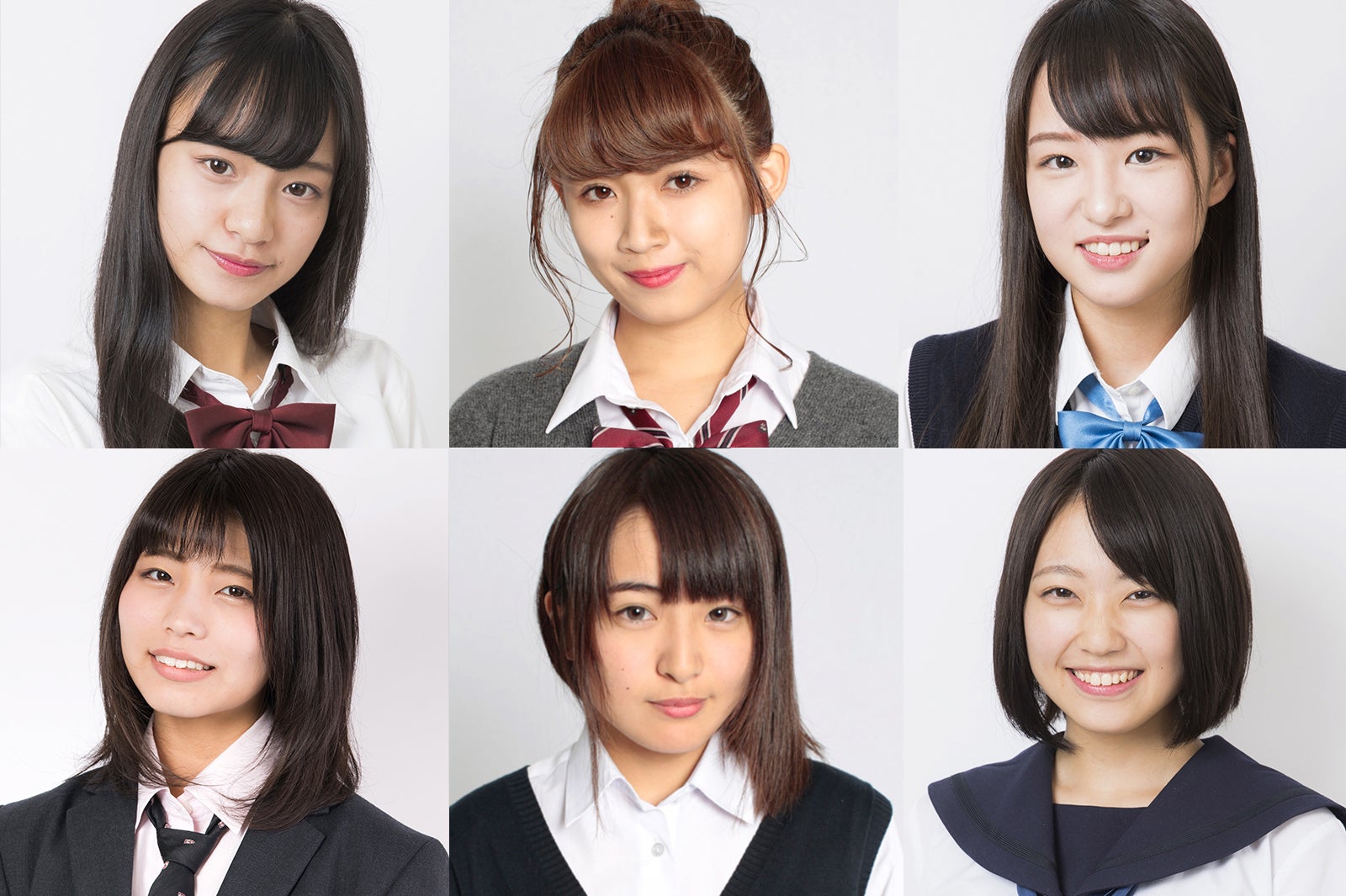 「女子高生ミスコン2017-2018」北海道・東北予選の候補者一部