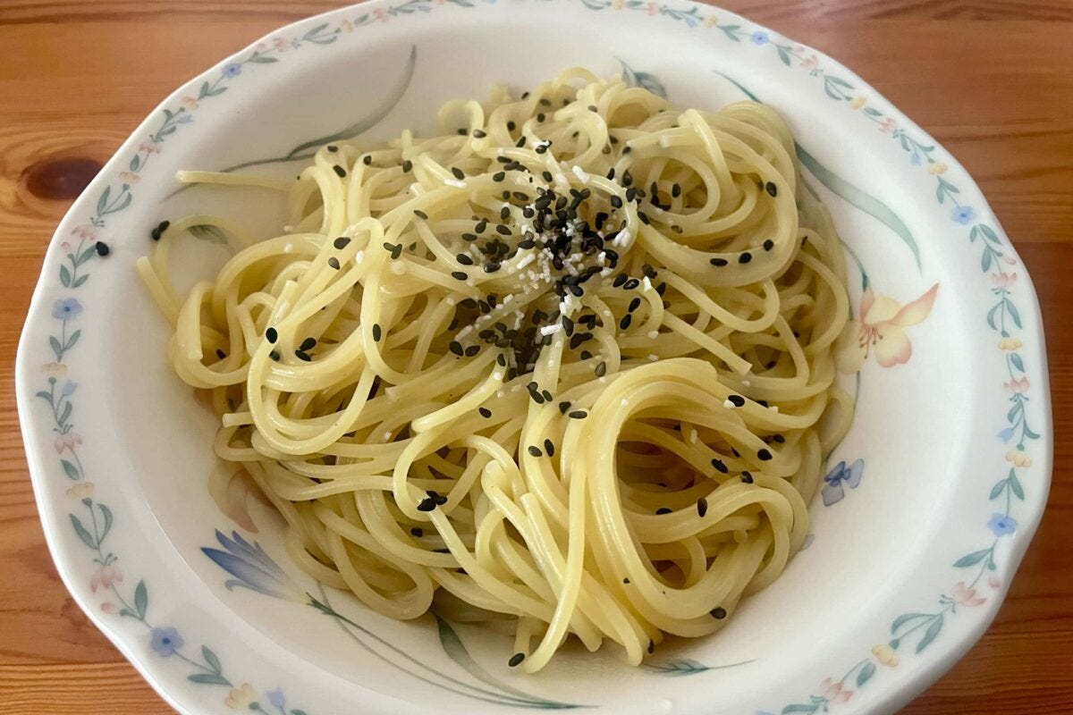 やけくそパスタ