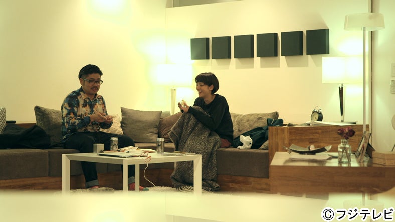 島一平、小貫智恵／「テラスハウス」1月20日放送回より