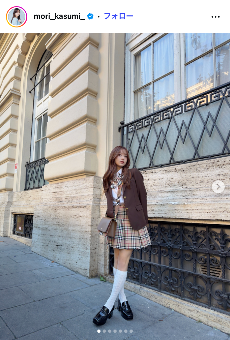 森香澄Instagramより