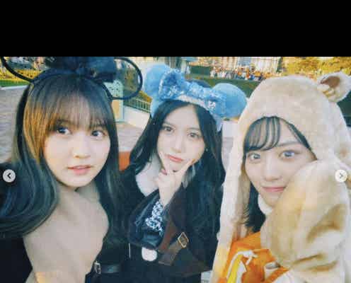 乃木坂46山下美月、伊藤理々杏&中村麗乃と元日ディズニー満喫「眼福」「すごい体力」と反響