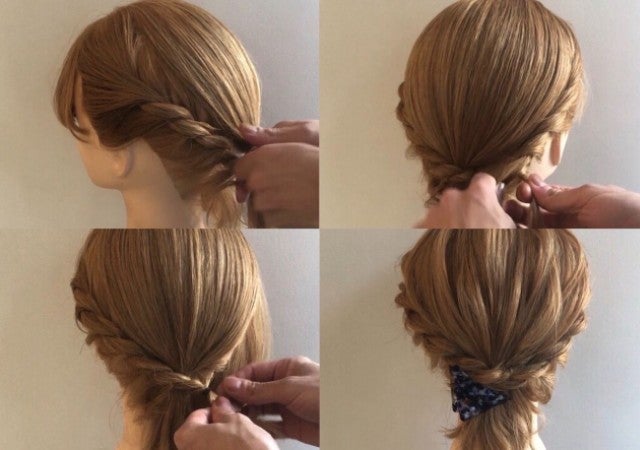 レングス別 全部ゴムだけ ヘアアレンジ初心者でもできる オシャレアレンジ 10選 モデルプレス