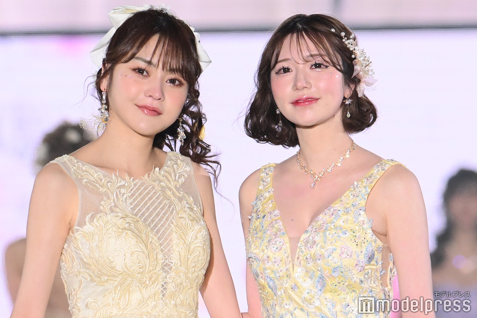 関あいか、圓谷はく「関コレ 2023 S／S」より（C）モデルプレス