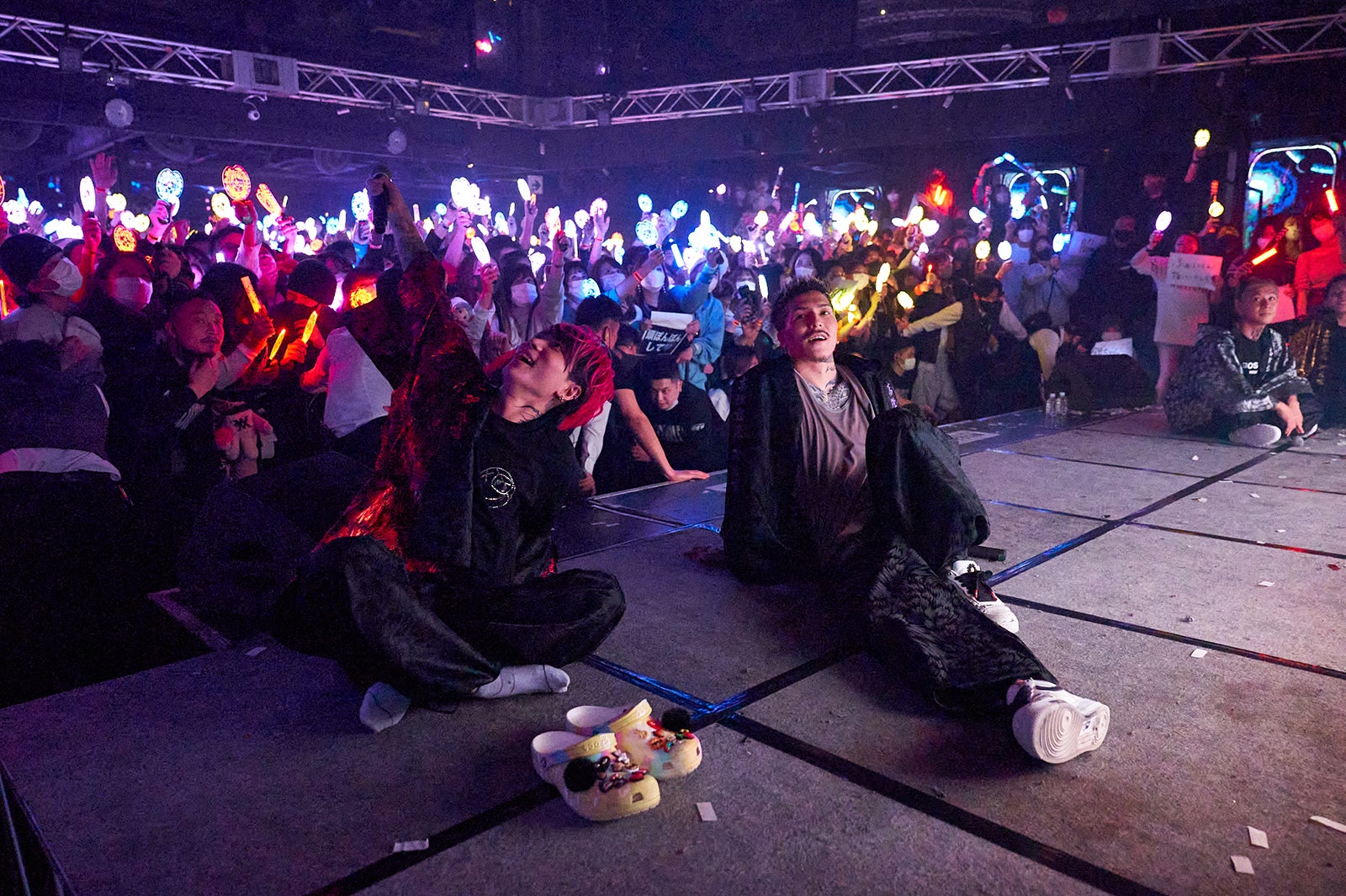 DJまる、DJふぉい「レペゼン恐怖のカウントダウンライブ ～ガチで生配信～」（提供写真）