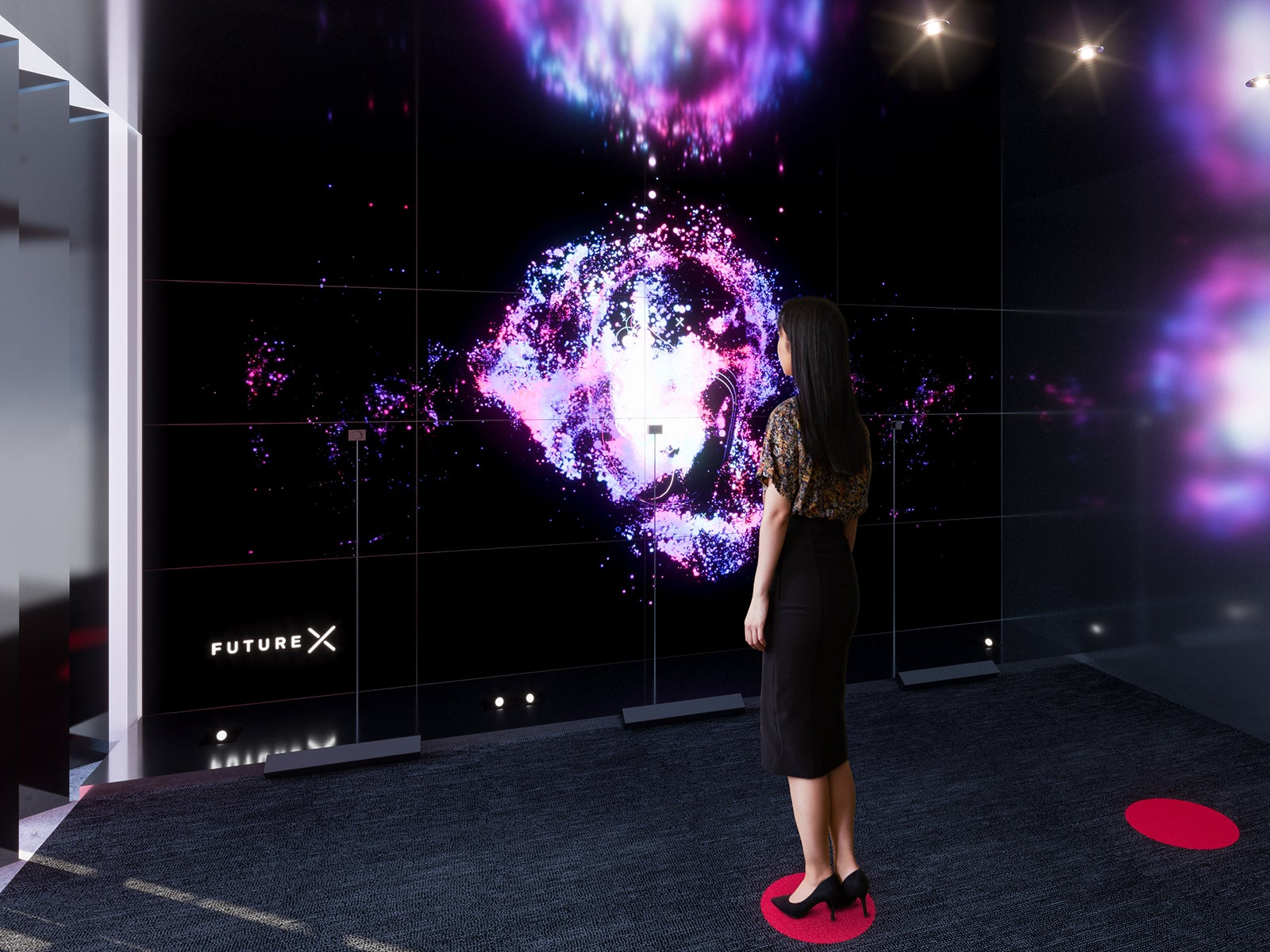 “自分だけ”のデジタルアートを楽しめる演出も　※イメージ画像