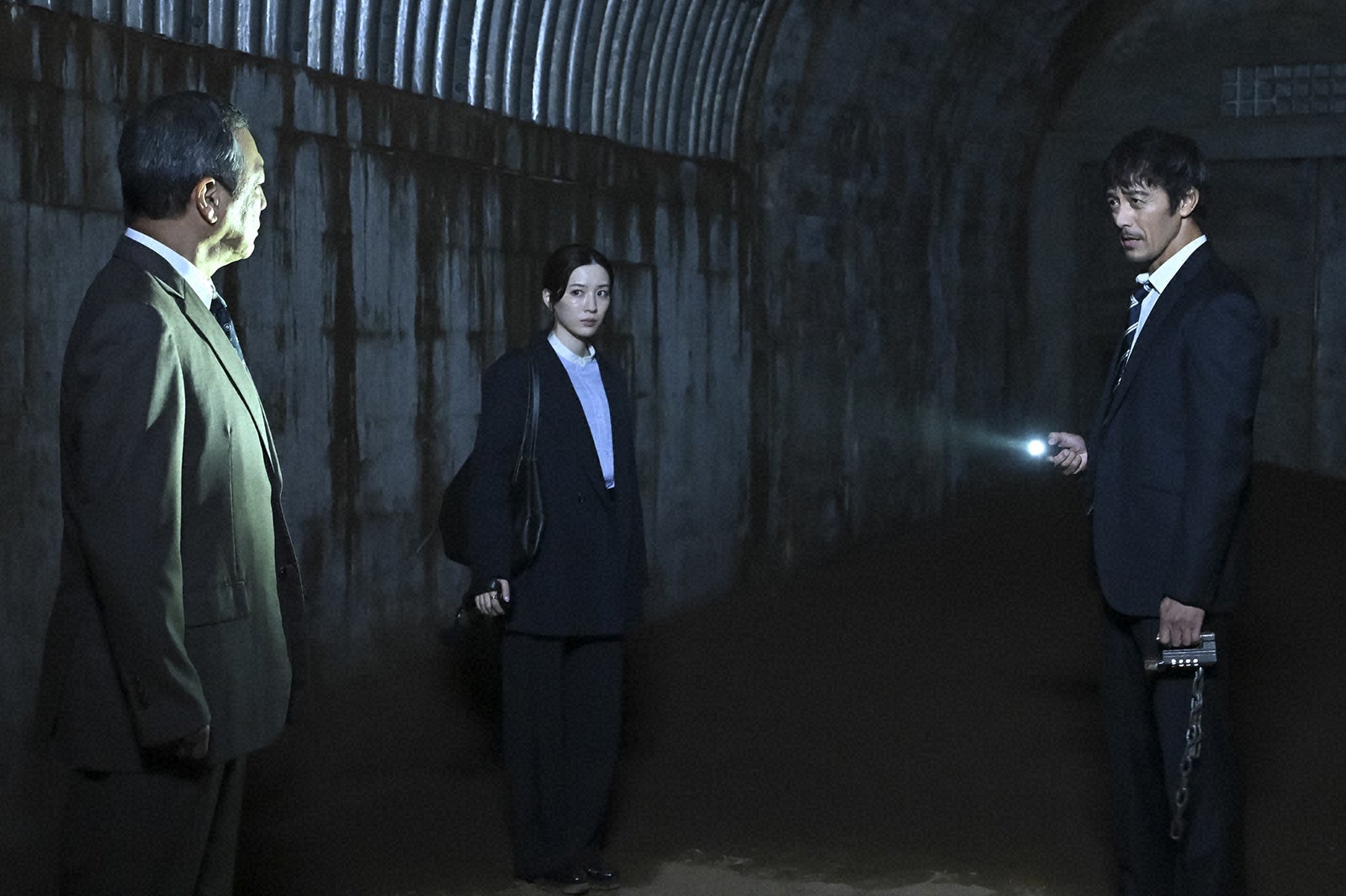 井上肇、永野芽郁、阿部寛「キャスター」第8話（C）TBS