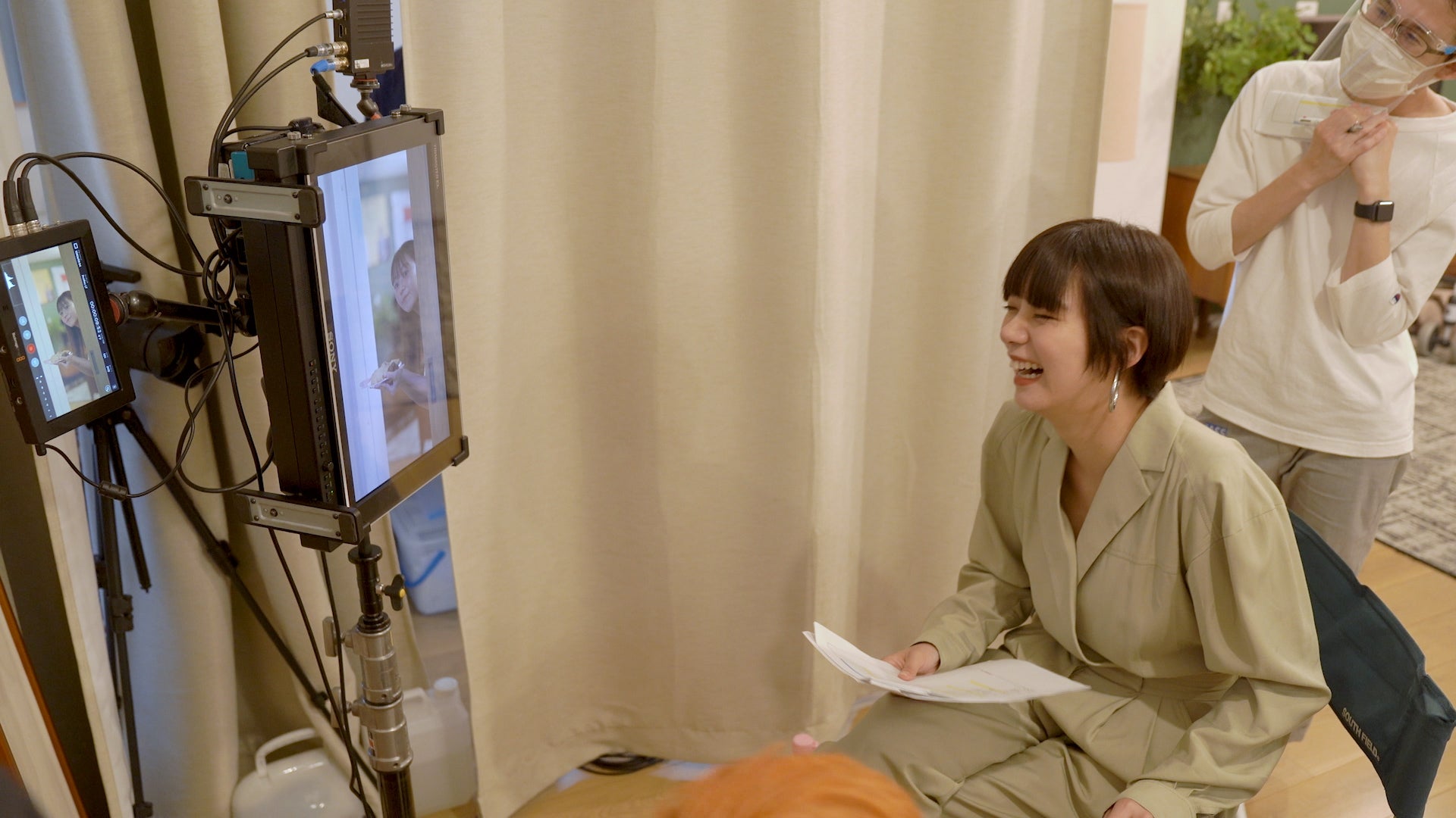 池田エライザ監督CMメイキング （提供写真）