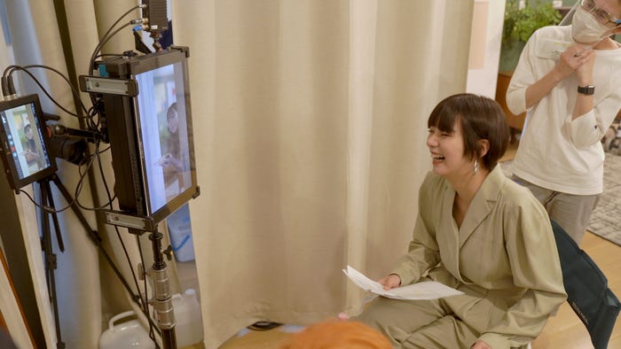 池田エライザ監督CMメイキング (提供写真)