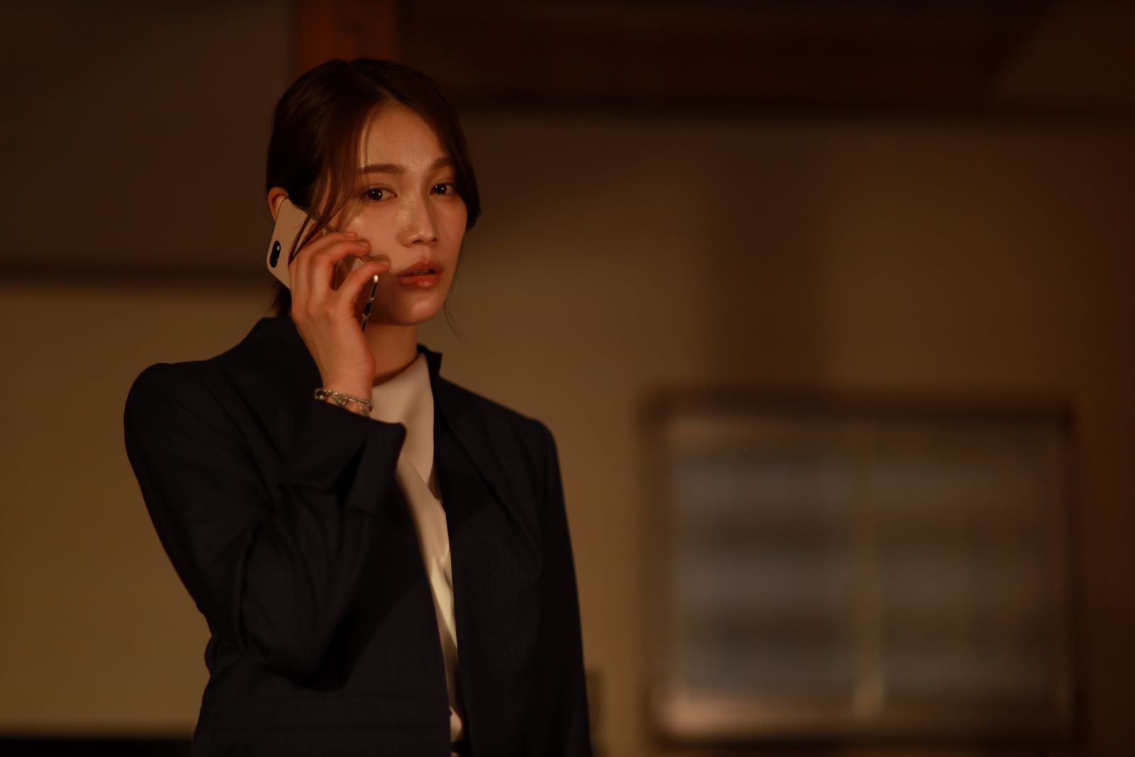 中村ゆりか／「言霊荘」第2話より（C）テレビ朝日