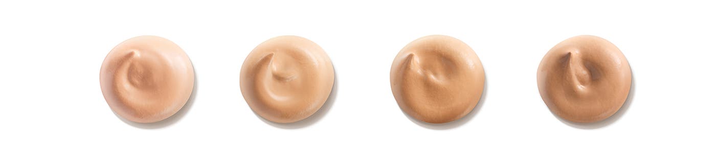 カラーバリエーションは4種類。(左から)ベリーライト、ライト、ミディアム、ミディアムダーク