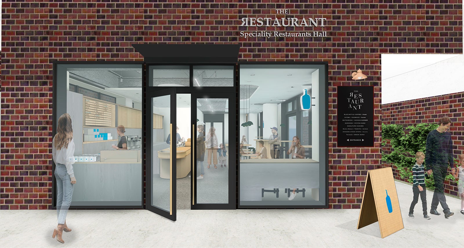 ブルーボトルコーヒー 広尾カフェ／画像提供：ブルーボトルコーヒージャパン