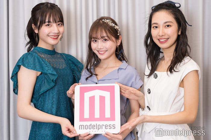 西尾ゆいさん、中林奈々さん、仲原舞子さん(C)モデルプレス