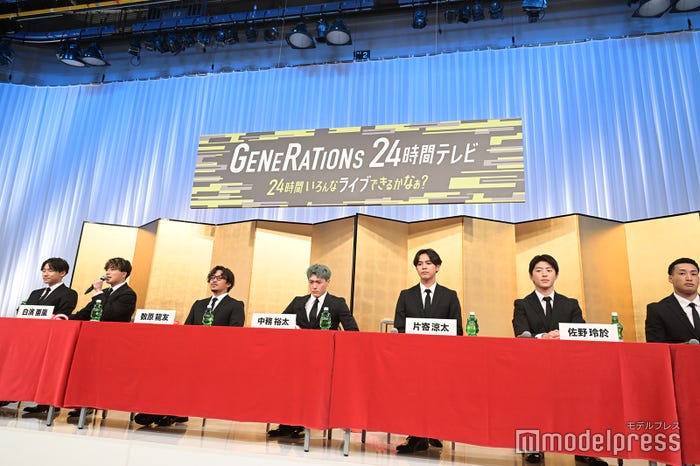 小森隼、白濱亜嵐、数原龍友、中務裕太、片寄涼太、佐野玲於、関口メンディーー/GENERATIONS from EXILE TRIBE(C)モデルプレス