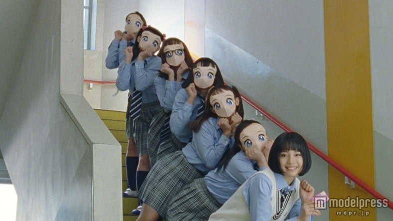 広瀬すず出演「Fit’s」の新CM「スクール」篇のワンカット