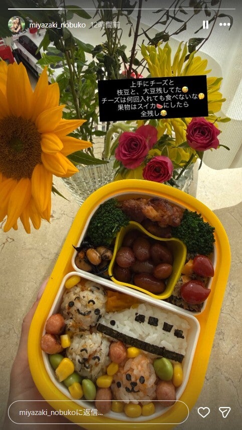宮崎宣子Instagramストーリーズより