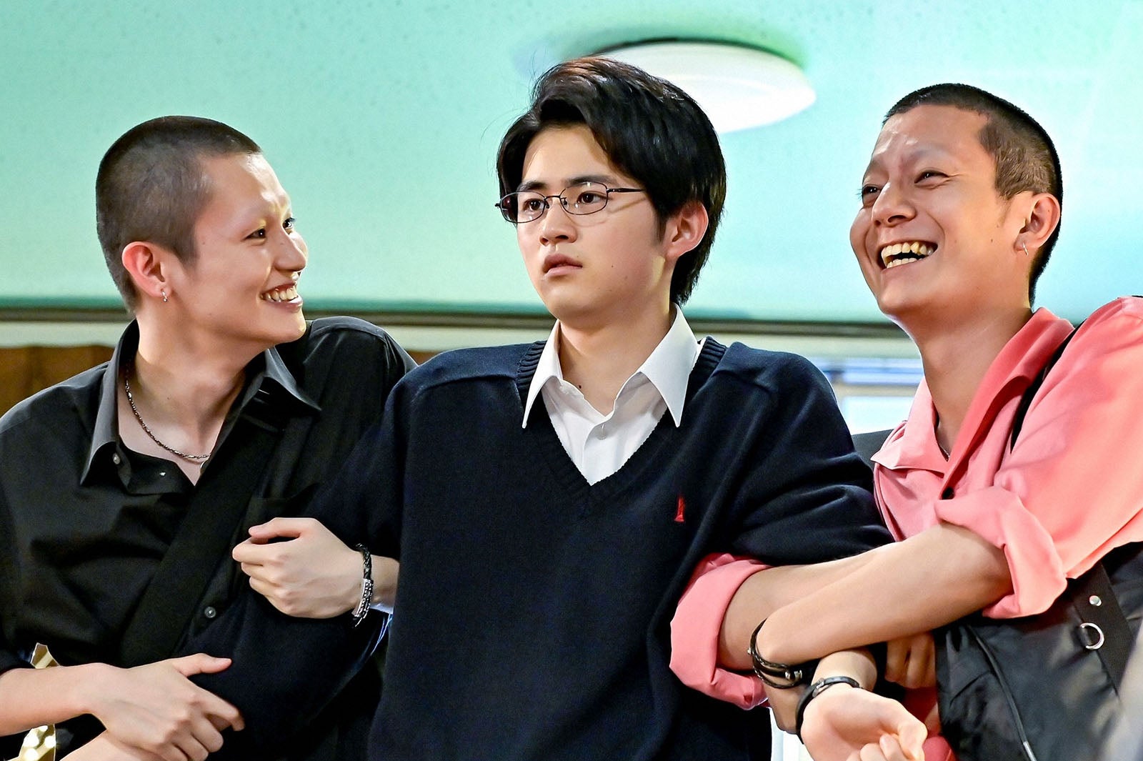 西垣匠、鈴鹿央士、西山潤 「ドラゴン桜」第8話より（C）TBS