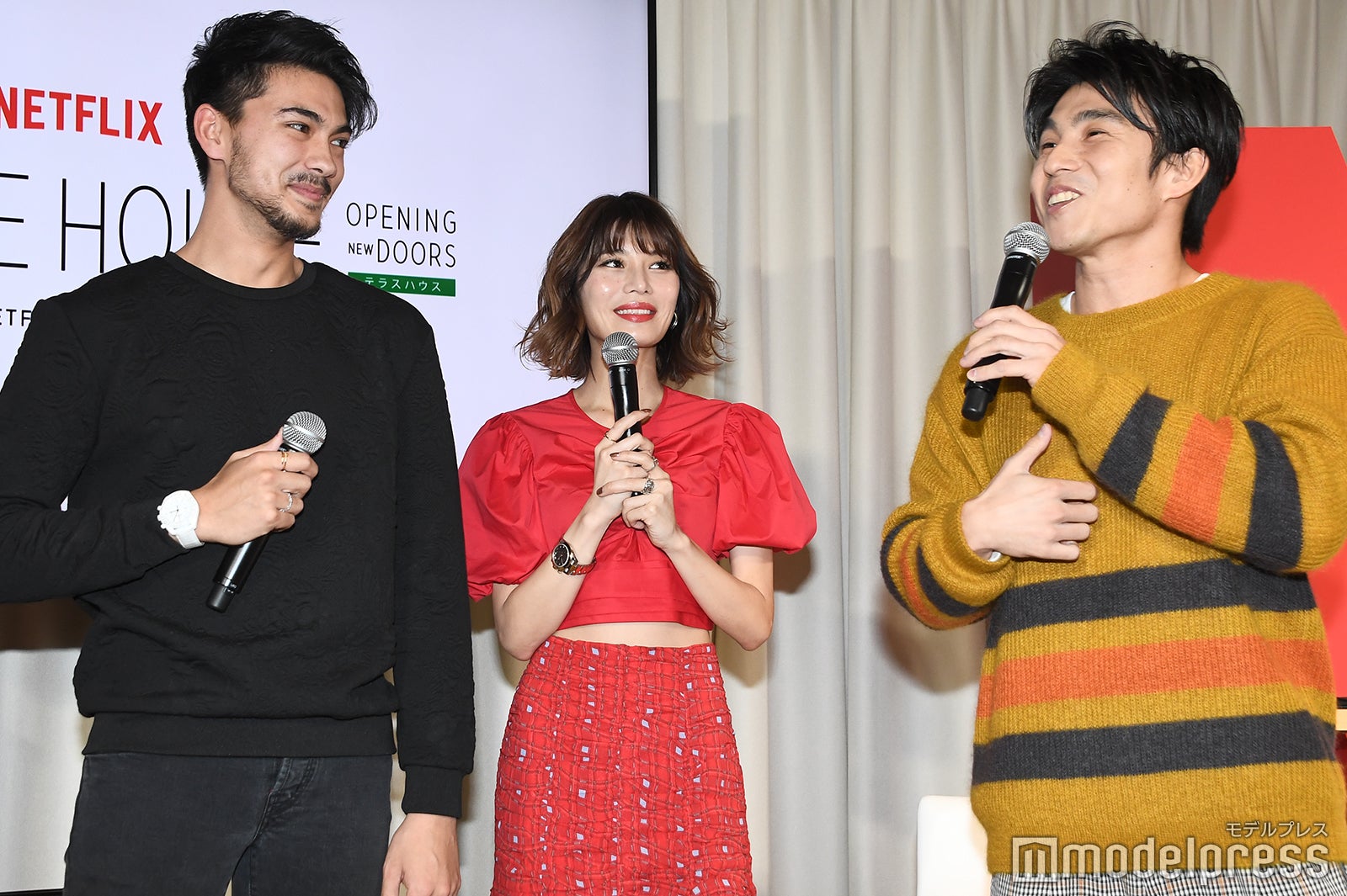 石倉ノア、島袋聖南、中尾明慶 （C）モデルプレス