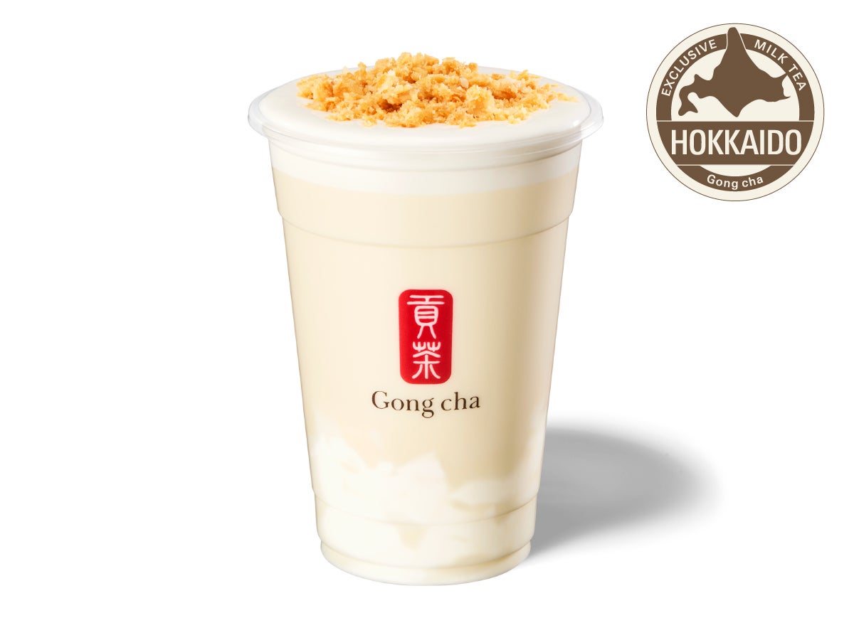 ゴンチャ、初の北海道限定ドリンク「ミルクプリン ミルクティー」対象5店舗に登場