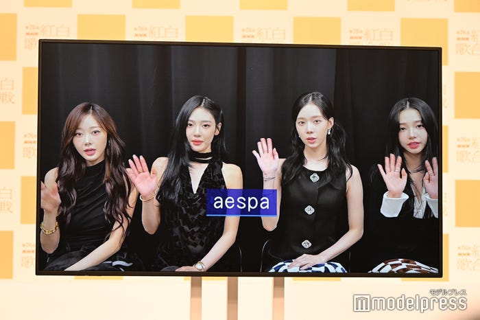 aespaビデオメッセージ(C)モデルプレス