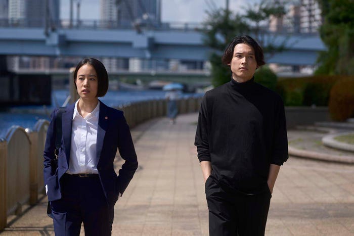 石橋静河、松村北斗「ノッキンオン・ロックドドア」第7話より(C)テレビ朝日