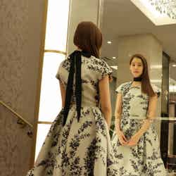 FENDIのドレスを身に纏った新木優子（画像提供：日本テレビ）