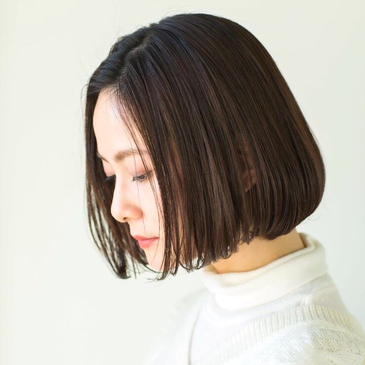トレンドの ぱつっとボブ ヘアカタログ 最新のおしゃれな髪型に挑戦しよう モデルプレス