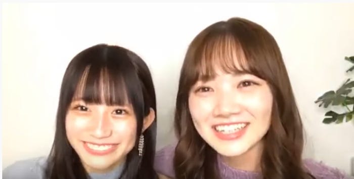 掛橋沙耶香、田村真佑(提供写真)