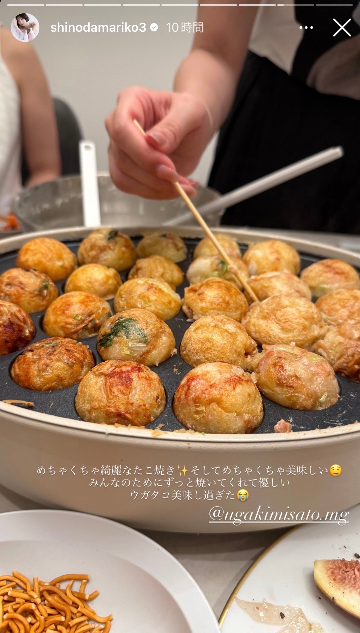 篠田麻里子Instagramストーリーズより