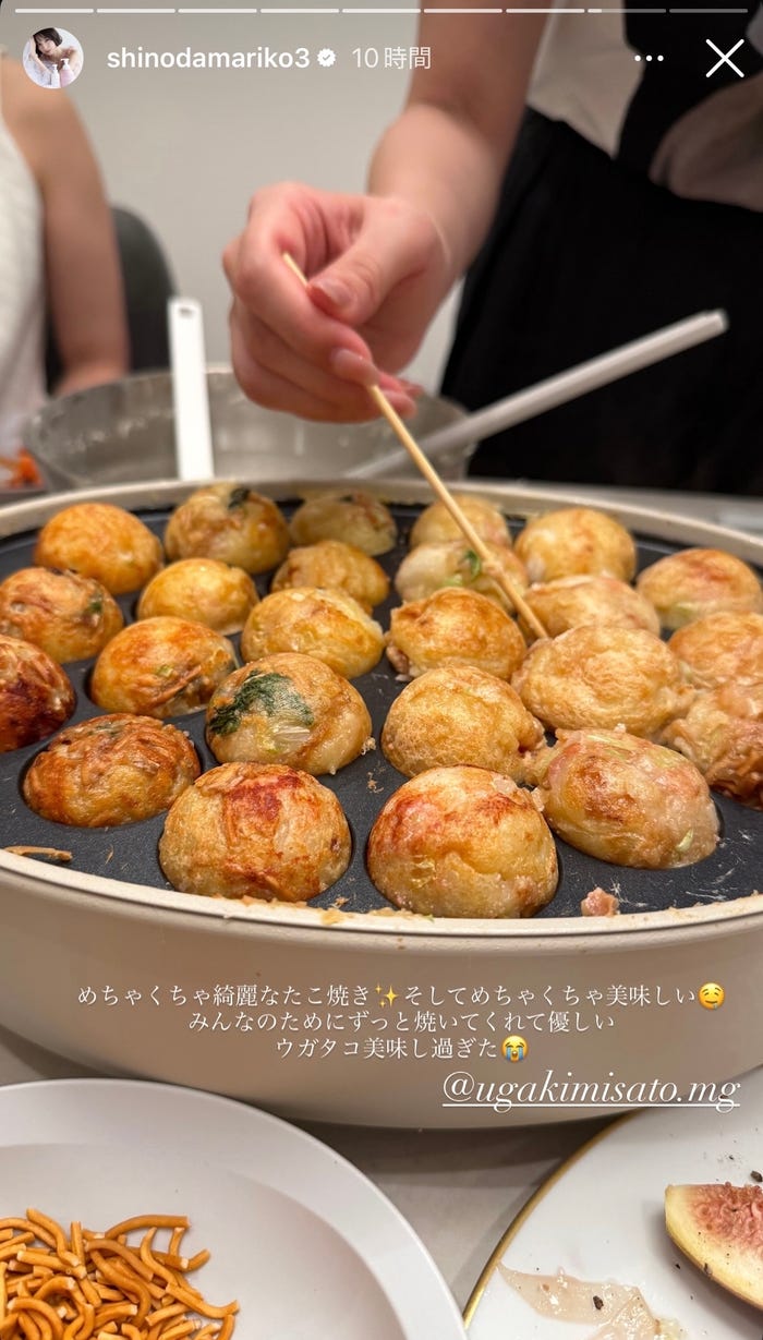 篠田麻里子Instagramストーリーズより