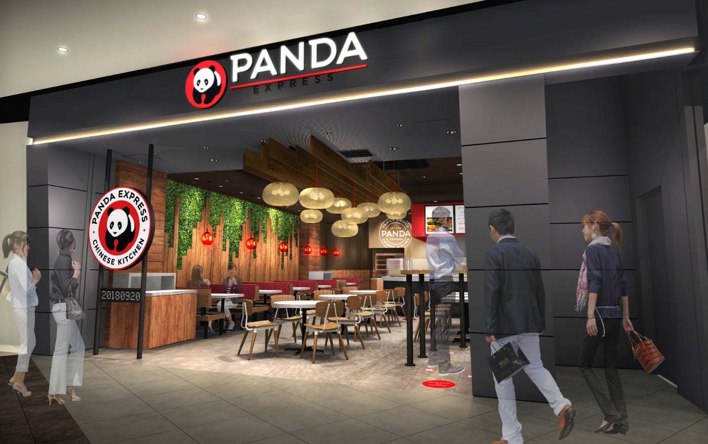 PANDA EXPRESS ダイバーシティ東京プラザ店イメージ／画像提供：力の源ホールディングス