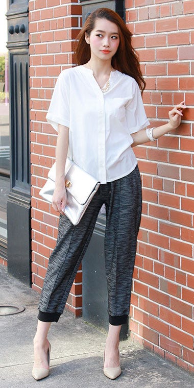 カットソーデニムリラックスパンツ「salus」1,990円(税込)