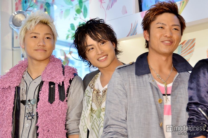 左から：小森隼、白濱亜嵐、数原龍友