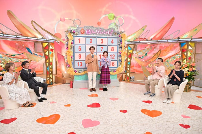 博子さん、吉村正夫さん、藤井隆、井上咲楽、安部智也さん、和子さん(C)ABCテレビ