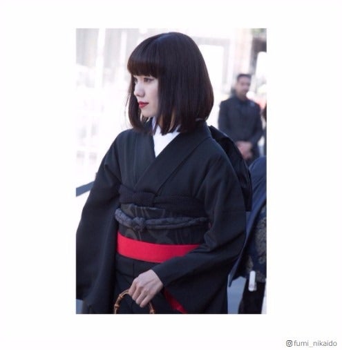 二階堂ふみ、圧巻の和装でミラノ降臨　有村架純も称賛