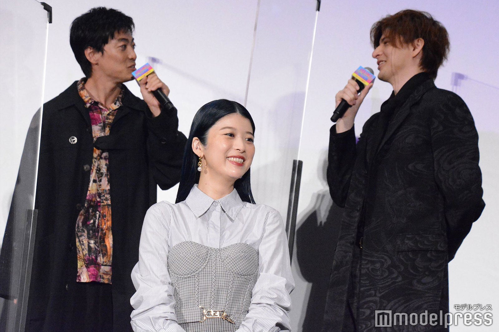 （左から）大東駿介、馬場ふみか、城田優 （C）モデルプレス