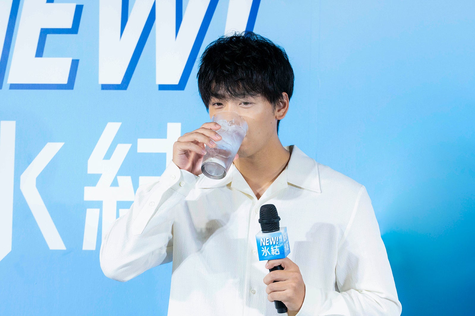 竹内涼真／新CM発表会より（提供写真）
