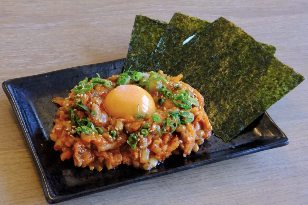 リュウジ　納豆キムチユッケ