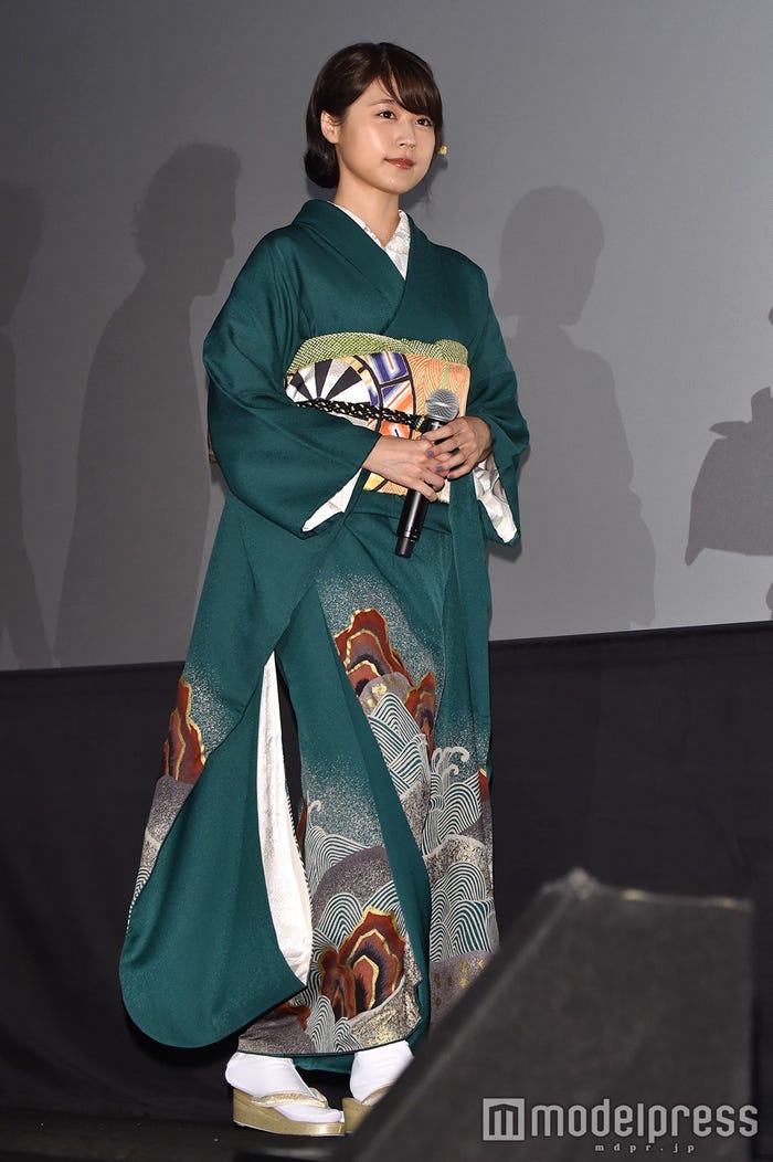 有村架純/映画「関ヶ原」初日舞台挨拶より(C)モデルプレス