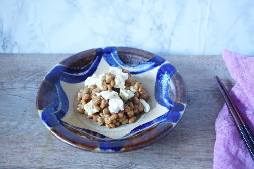 山椒とクリームチーズ納豆