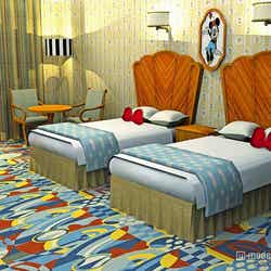 ミニーーマウスルーム(イメージ)(C)Disney