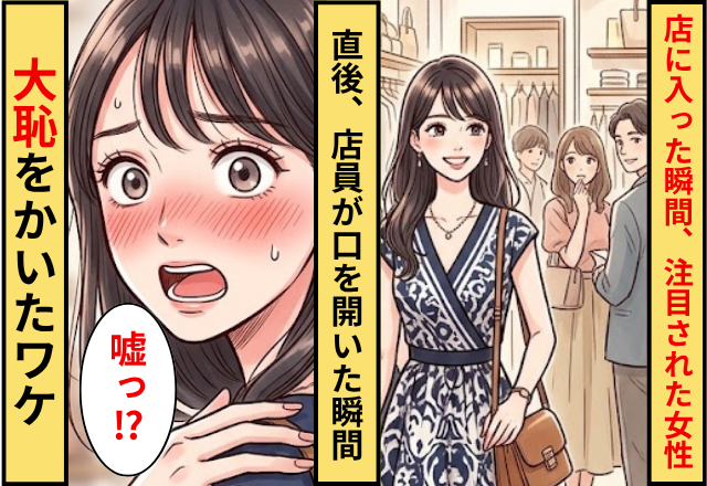 店に入った瞬間…周囲から注目された女性！直後「お客様…」店員が口を開いた瞬間に大恥をかいたワケ