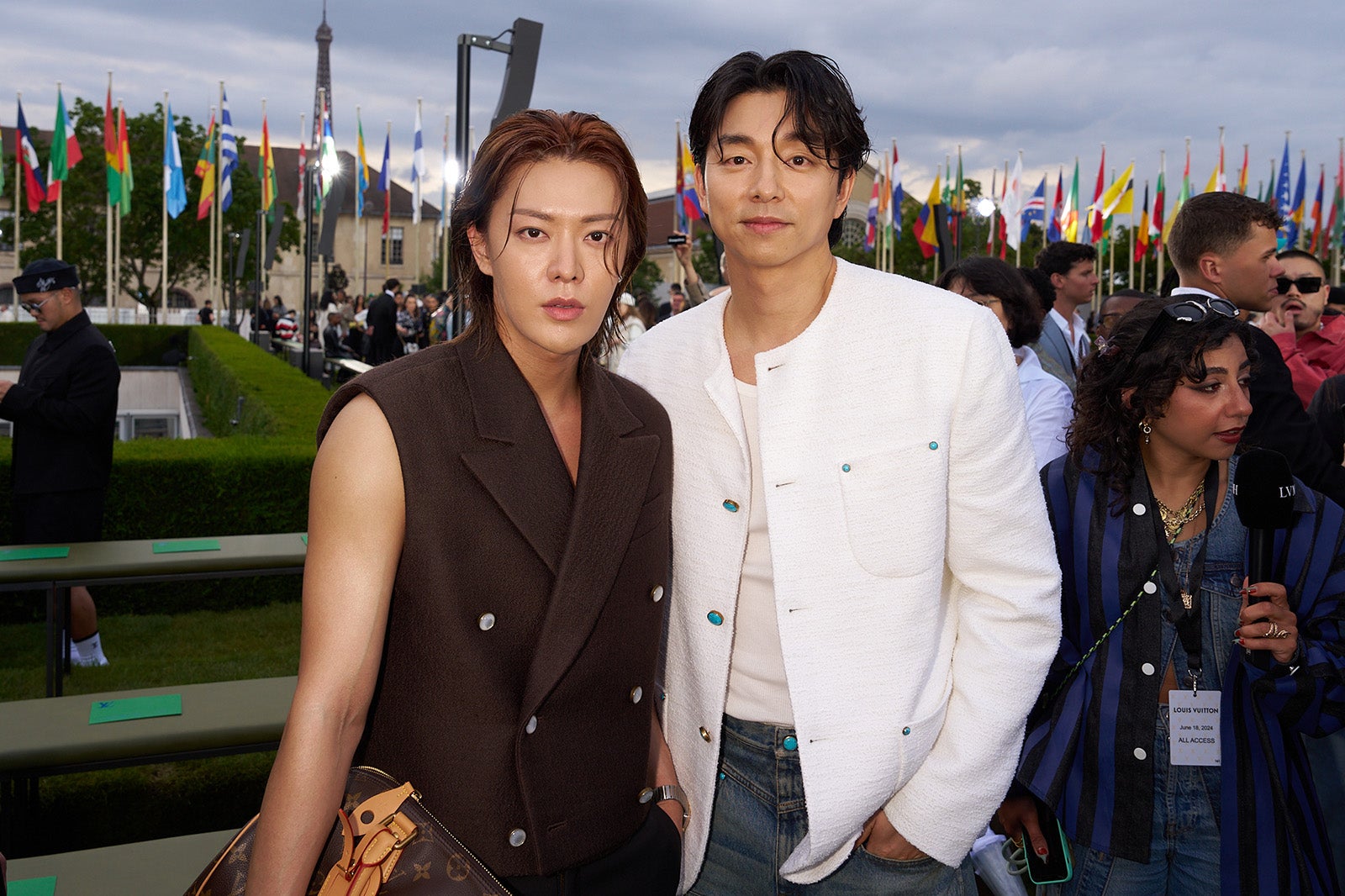 ユウタ（YUTA）、コン・ユ「ルイ・ヴィトン」2025春夏メンズファッションショーより（提供写真）